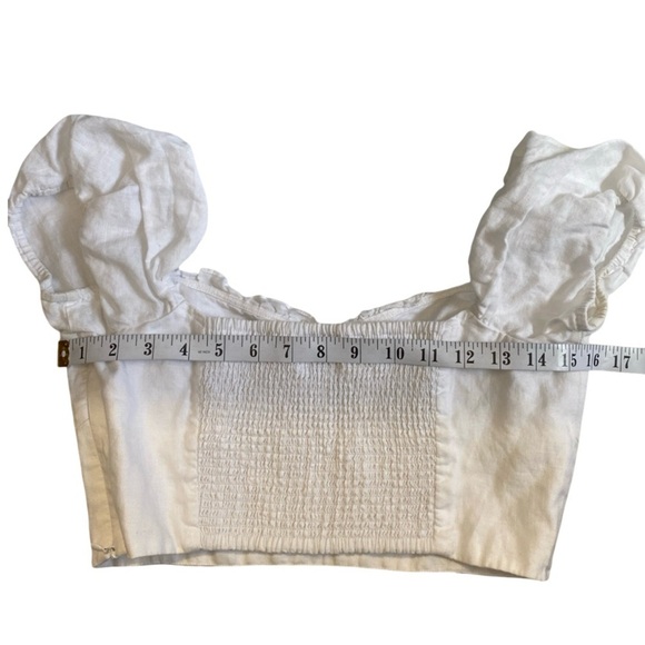 Wilfred Wander Linen Blouse In White Size M - Picture 11 of 12